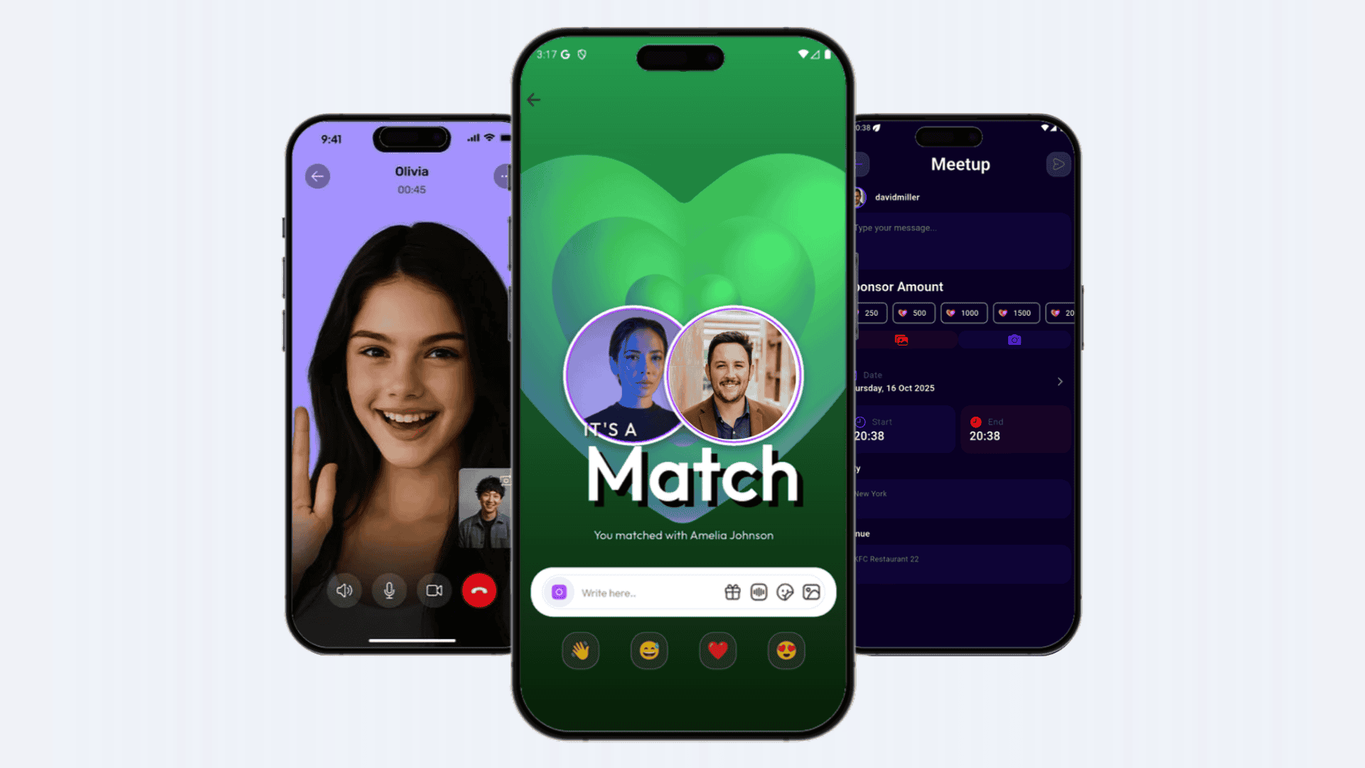 Matching screen