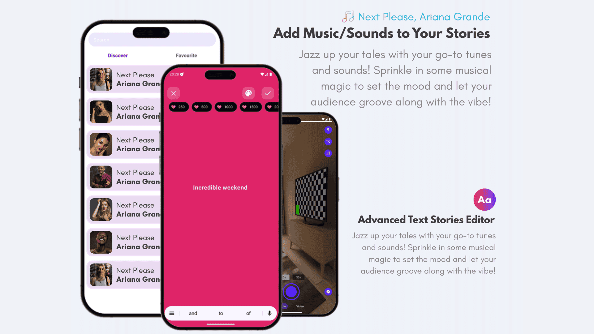 Music screen